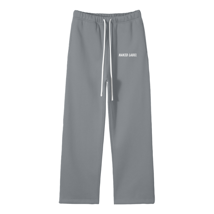 Cotton Fleece Straight Leg Pant