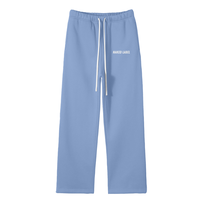 Cotton Fleece Straight Leg Pant