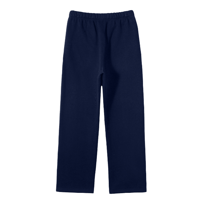 Cotton Fleece Straight Leg Pant