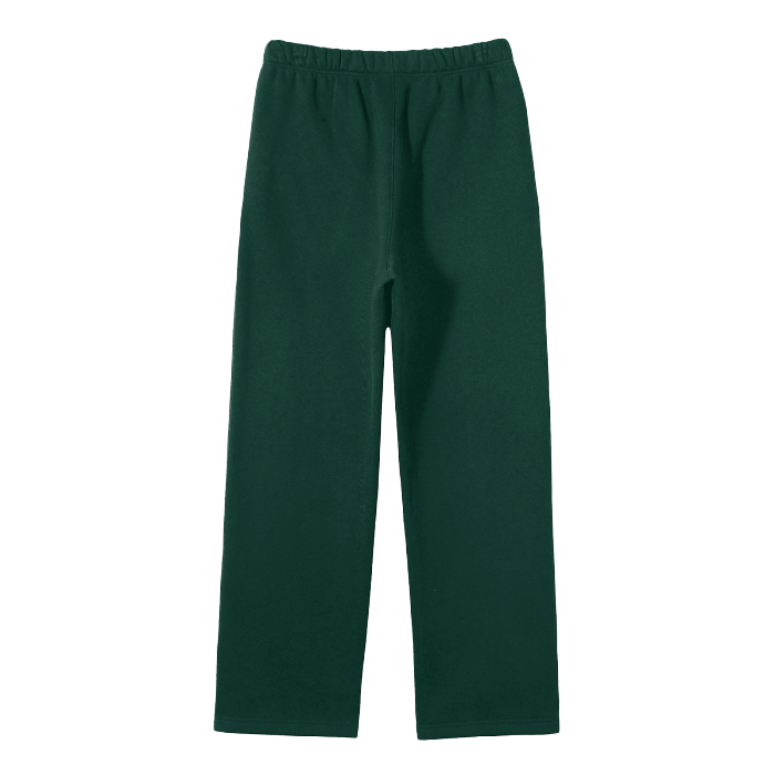 Cotton Fleece Straight Leg Pant