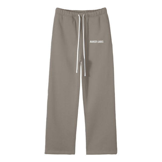 Cotton Fleece Straight Leg Pant