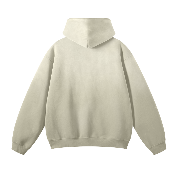 Washed Dyed Fleece Hoodie